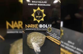 Yolcu olarak bindiği otobüste 650 gram uyuşturucu...