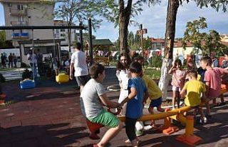 Zafer Park törenle açıldı