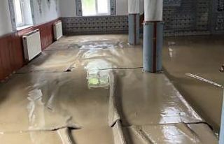 Zonguldak’ta cami sular altında kaldı