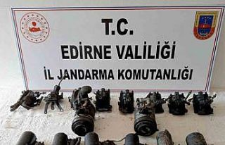 100 Bin liralık araç şarj dinamosu ele geçirildi