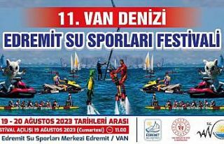 11. Van Denizi Su Sporları Festivali başlıyor