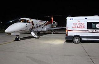 12 yaşındaki Şevval ambulans uçakla İstanbul’a...