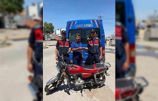 15 Yıl önce çalınan motosiklet bulundu