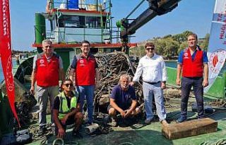 20 ton tonoz ve halat çıkarıldı