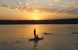 Acıgöl’de su sporu