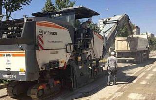 Adıyaman Belediyesinden asfaltlama öncesi hazırlık