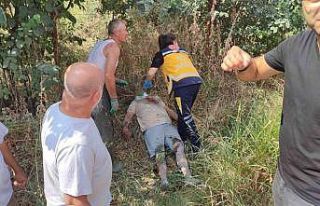 Ağır tonajlı araçlar çarpıştı: 2 yaralı