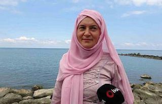 Akıntıya kapılan kadın 7.5 saat denizde yaşam...