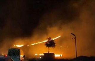 Aksaray’da piknik alanı alev alev yandı