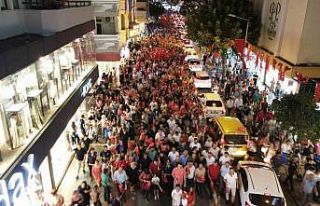 Alanya’da fener alaylı 30 Ağustos kutlaması
