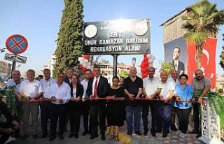Alaşehir’de şehit ailesini mutlu eden açılış