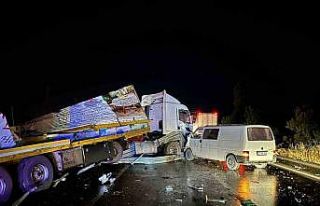 Alkollü kullandığı kamyonetle astsubaya çarparak...