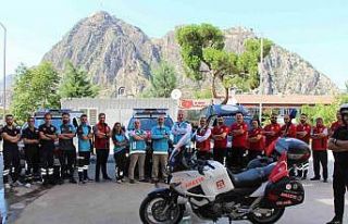 Amasya UMKE, 92 gönüllü sağlık çalışanıyla...