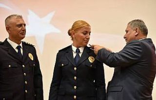 Antalya Emniyeti’nde rütbe terfi töreni