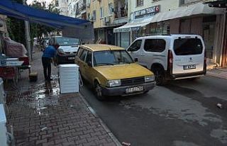 Araba siperli silahlı çatışmadan çıkan mermi...