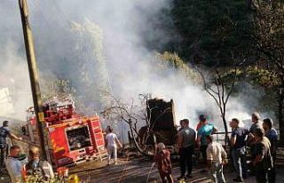 Artvin’de 5 ev, 2 ahır, samanlık ve bir traktör...
