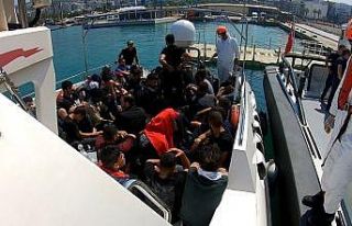 Aydın’da 40 düzensiz göçmen kurtarıldı