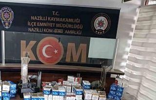 Aydın’da kaçak sigara operasyonu: 1 gözaltı