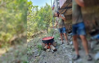 Aydın’da salça kazanları kaynamaya başladı