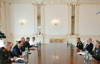 Azerbaycan Cumhurbaşkanı Aliyev, Genelkurmay Başkanı...