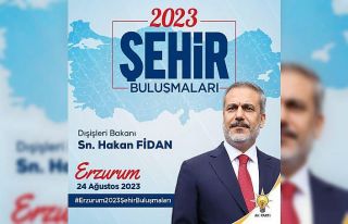 Bakan Fidan Erzurum’a gelecek