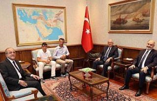 Bakan Güler, LGS ikincisi Elazığlı Muhammet’i...