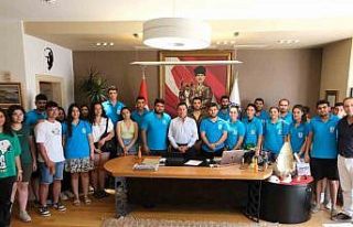 Başkan Aras, Tarım Kampı öğrencilerini ağırladı