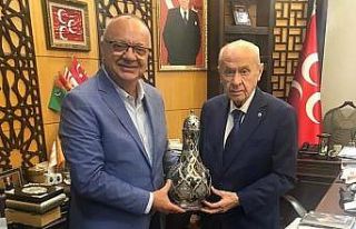Başkan Ergün, MHP Genel Başkanı Bahçeli’ye...