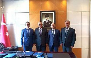 Başkan Pekmezci MHP Lideri Bahçeli ile bir araya...