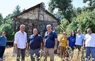 Başkan Uysal, yaylada çocukluk arkadaşlarıyla...