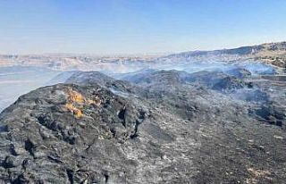 Batman’da başlayan anız yangını 10 saat sonra...