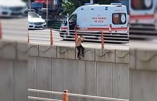 Batman’da köprülü kavşakta intihar girişimi