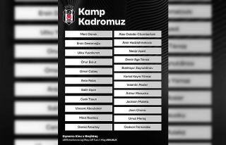 Beşiktaş’ın, Dinamo Kiev maçı kamp kadrosu...