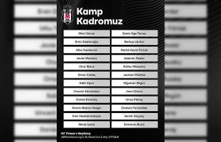 Beşiktaş’ın KF Tirana maçı kamp kadrosu açıklandı