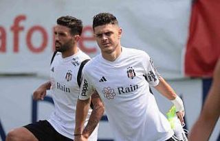 Beşiktaş’ta Milot Rashica ilk idmanına çıktı
