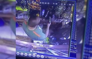 Biga’da av malzemeleri satan işyerinden kurusıkı...