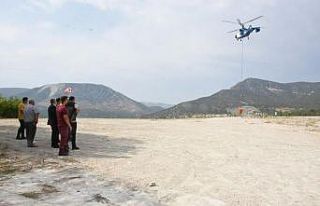 Bilecik’in ilk yangın söndürme helikopteri göreve...