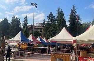 Bilecik’te kurulan yöresel ürünler panayırı...