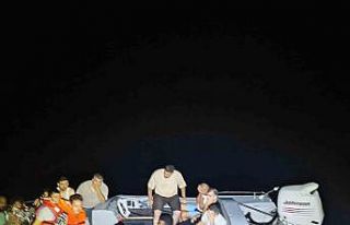 Bodrum açıklarında göçmen hareketliliği