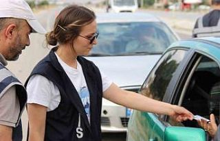 Bolvadin polis tarafından gerçekleştirilen denetimler...
