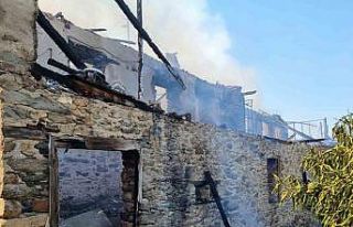 Bozdoğan’da iki ev alevlere teslim oldu