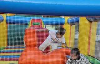 Bu festivalde çocuklar doyasıya eğleniyor