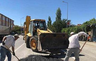 Bünyan’da bozuk yollar düzenleniyor