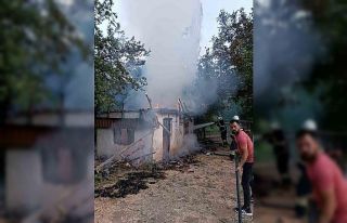 Burdur’da bağ evi yangında kül oldu