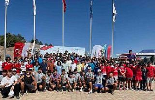 Bursa Büyükşehir Belediyespor kanocuları Eskişehir’de...