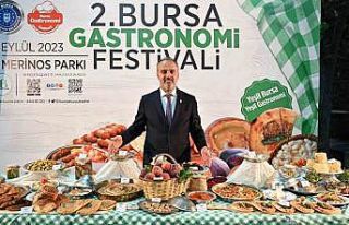 Bursa’da Gastronomi Festivali 15 Eylül’de başlıyor