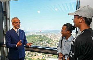 Çamlıca Kulesi’ne ziyaretçi akını