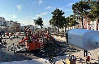 Canik’te güvenli parklar hayat buluyor