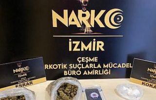 Çeşme’de zehir tacirlerine darbe: 3 tutuklama