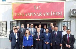 Ceylanpınar’da muhtarlardan tayini çıkan baş...